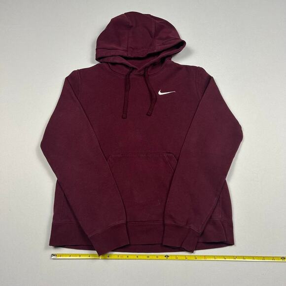 Burgundy Nike Hoodie - Picture 6 of 8
